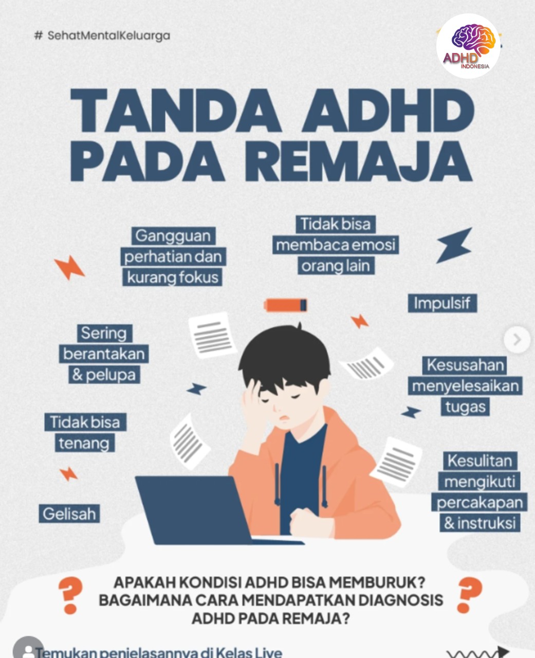 Screening ADHD Non-Diagnostik: Edukasi Awal bagi Orang Tua di Kabupaten Kotawaringin Timur