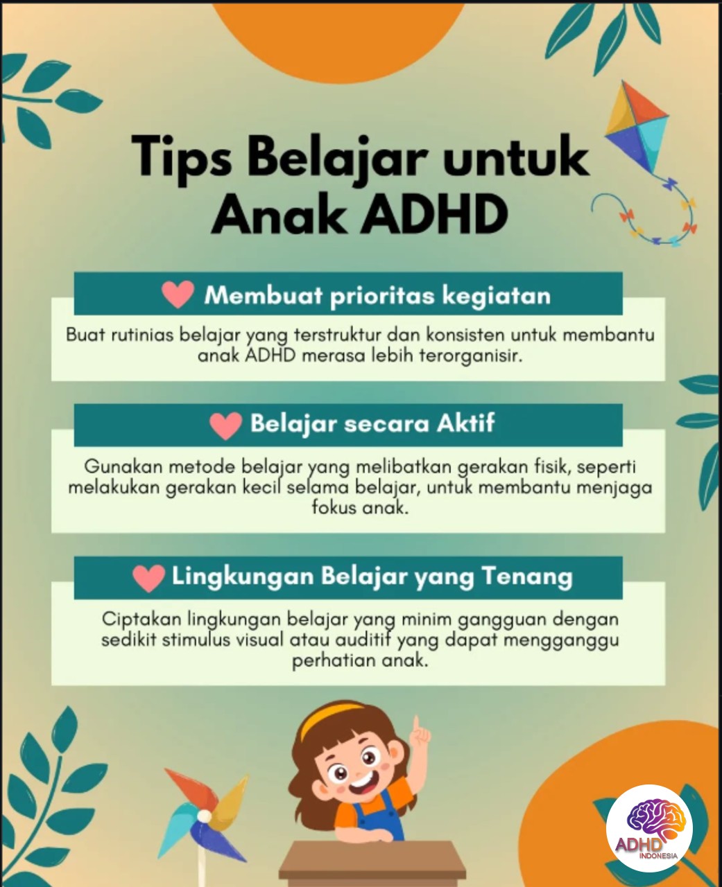 Strategi Belajar yang Cocok untuk Anak ADHD di Kabupaten Kotawaringin Timur